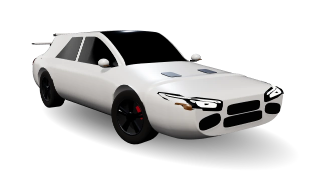 The game's generic body for the Honda Civic Type R