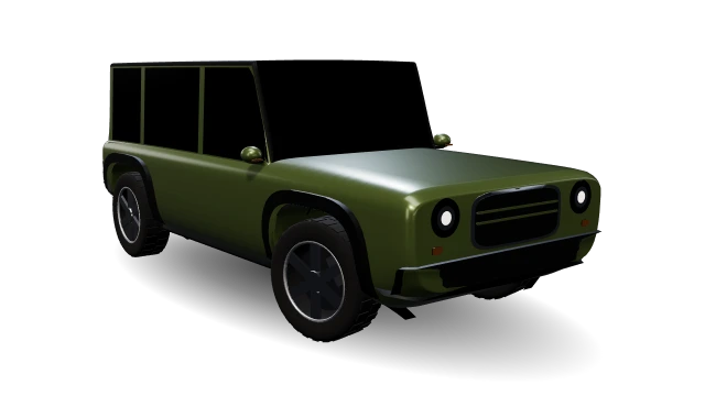 The game's generic body for the Jeep Wrangler