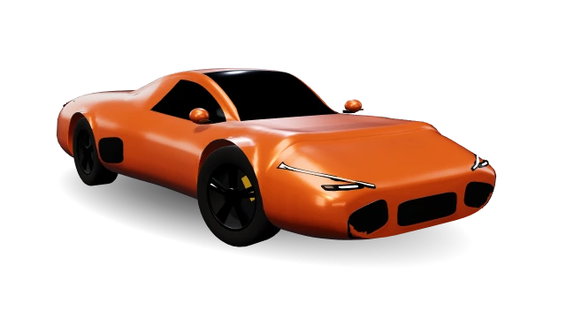 The game's generic body for the McLaren Artura
