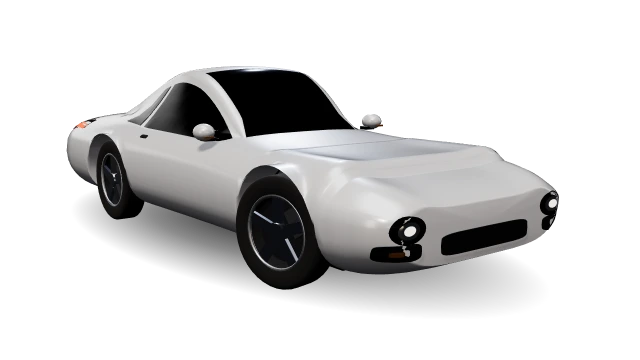 The game's generic body for the Porsche 911 Carrera S