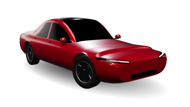 The game's generic body for the Tesla Model 3 Performance