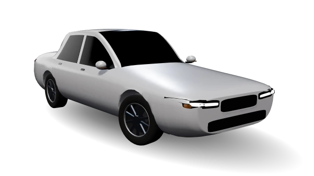 The game's generic body for the Toyota Corolla