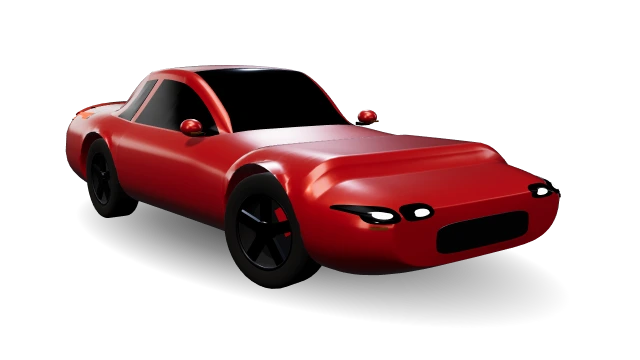 The game's generic body for the Toyota GR Supra